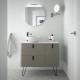 Meuble de salle de bain UNIIQ 900 droite MOKA MAT - SALGAR 24608