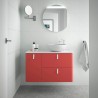 Meuble salle de bains Rojo Gauche 1200 UNIIQ - SALGAR 24682 