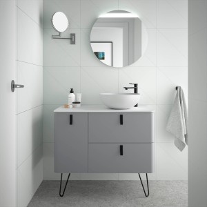 Meuble salle de bain Humo Gauche UNIIQ 900 - SALGAR 24654 