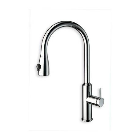 Mitigeur pour évier de cuisine avec douchette bi-jets chrome ALTO PREMIUMS - CRISTINA ONDYNA KU53051