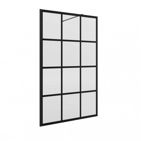 Paroi de douche BLACK HEAVEN walk-in Frame 800 x 1950 mm  - SALGAR 82275 