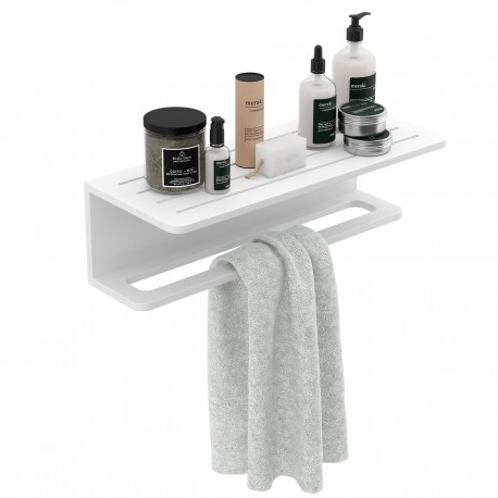 Étagère porte-serviette SHIRO 500 x 200 x 150 mm  - SALGAR 82413 