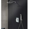 Pack douche encastrée mitigeur Chromé OPEN - CRISTINA ONDYNA XOP6390