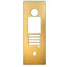 Façade Laiton pour GTDMBLVN - AIPHONE PGTBLTN 200417