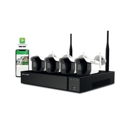 Kit vidéosurveillance Wi-Fi - Comelit WIKIT004S02NB