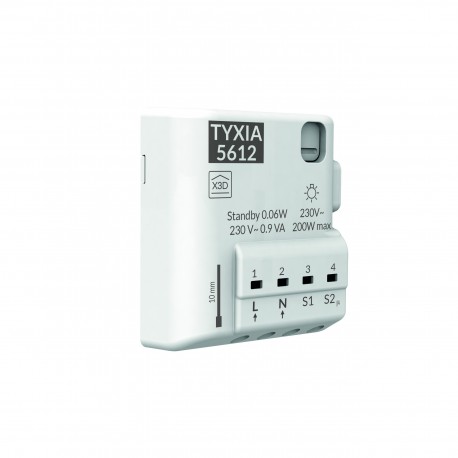 TYXIA 5612 RÉCEPTEUR X3D ÉCLAIRAGE 2 VOIES MARCHE/ARRÊT DELTA DORE - 6351906 