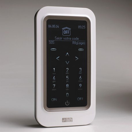 Clavier tactile avec écran Radio - CLT 8000 TYXAL+ Delta Dore 6413252 