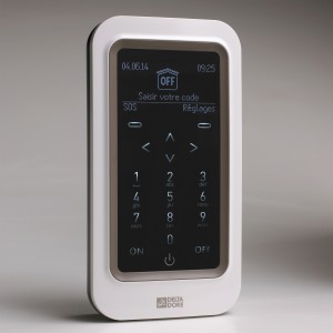 Clavier tactile avec écran Radio - CLT 8000 TYXAL+ Delta Dore 6413252 