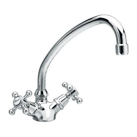 Mélangeur pour évier de cuisine col de cygne RETRO BALILLA - CRISTINA ONDYNA BL13051