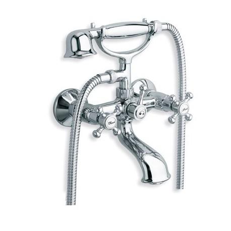 Ensemble Mélangeur bain douche + douchette fixation murale BALILLA - CRISTINA ONDYNA BL10251