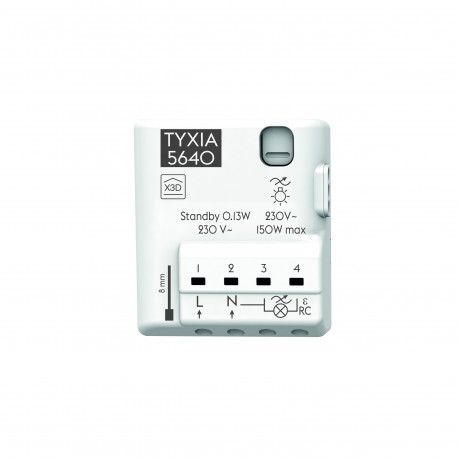 TYXIA 5640 RECEPTEUR X3D ECLAIRAGE VARIATION PHASE/ NEUTRE DELTA DORE - 6351413 