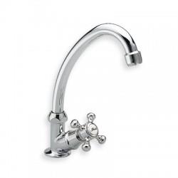 Mitigeur chromé col de cygne pour lave-mains RETRO BALILLA - CRISTINA ONDYNA BL14051