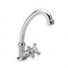 Mitigeur chromé col de cygne pour lave-mains RETRO BALILLA - CRISTINA ONDYNA BL14051