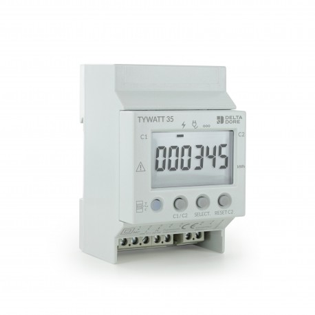 Tywatt 35 - Indicateur de consommation électrique compteur monophasé  - DeltaDore 6110045 