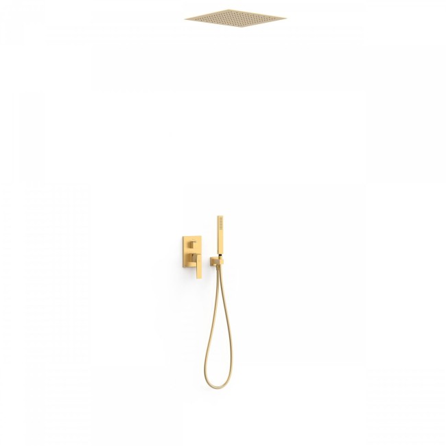 Kit de douche encastré Rapid-Box Or Mat - TRES 20228006OM 