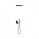 Kit de douche encastré Rapid-Box BLACKMAT (noir mat) - TRES 00628004NM