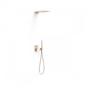 Kit de douche encastré Rapid-Box OR ROSE - TRES 21128005OP 