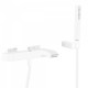 Mitigeur bain avec cascade. Douchette à main anticalcaire avec support orientable. Flexible. - TRES 0071700203BM