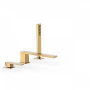 Mitigeur bain d’étagère 
avec douchette anticalcaire.
· Débit : 3 bar – 13 l/min  - TRES 20216101OM 