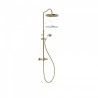 Kit mélangeur douche · Douche fixe de Ø 310 mm. à rotule. · Douchette anticalcai - TRES 24219101LM 