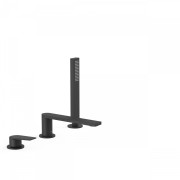 Mitigeur bain d’étagère  avec douchette anticalcaire - TRES 21116101NM 