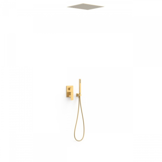 Kit de douche encastré Rapid-Box Or Mat - TRES 00628005OM 