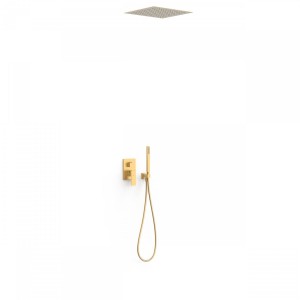 Kit de douche encastré Rapid-Box Or Mat - TRES 00628005OM 