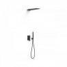 Kit de douche encastré Rapid-Box BLACKMAT (noir mat) - TRES 21128005NM 
