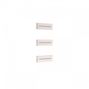 3 jets encastrés d'hydromassage 
140x45 mm. Matière Laiton.  - TRES 29951504AC 