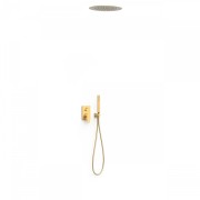 Kit de douche encastré Rapid-Box Or Mat - TRES 21128006OM 