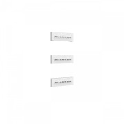 3 jets encastrés d'hydromassage 
140x45 mm. Matière Laiton.  - TRES 29951504BM 