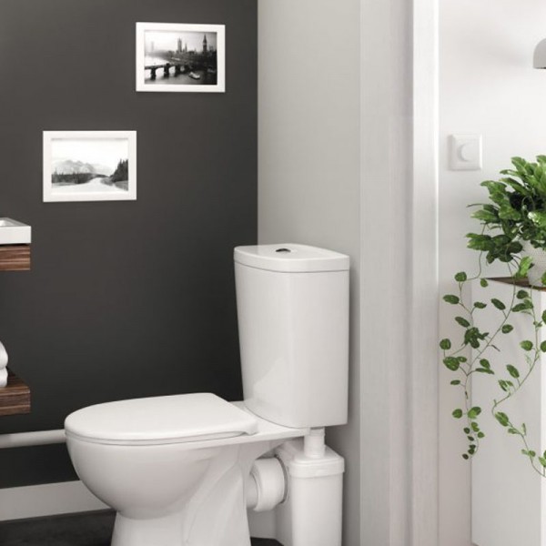 Broyeur et pompe adaptable WC et lavabo 2 entrées - WATERMATIC W12 - Vita  Habitat