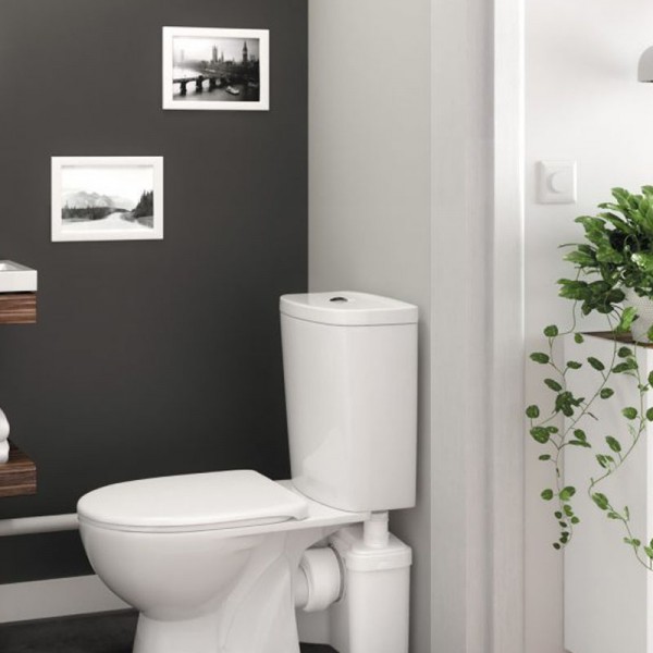 WC broyeur monobloc Moby 45 cm SETMA, 893945, Salle de bains et WC