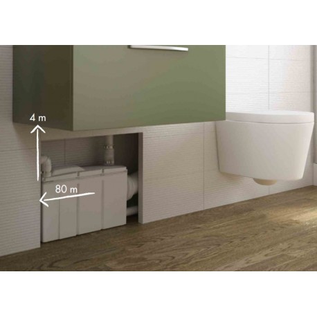 Broyeur adaptable pour cuvette suspendue - WATERMATIC W16P