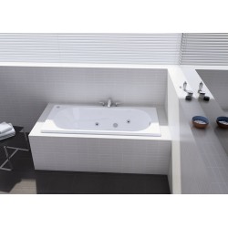 ROCA Neo-Genova Baignoire Balneo Basic 180X80 Blanc - A248360001