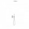 Kit de douche encastré Rapid-Box Chromé - TRES 21128006 