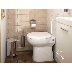 Broyeur et pompe idéal pour les petits espaces et ultra silencieux - WATERMATIC W20SP