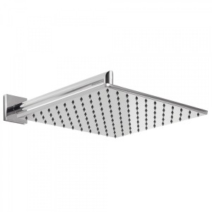 Bras de douche mural avec pommeau anticalcaire 300x300 mm. - TRES 03443101 