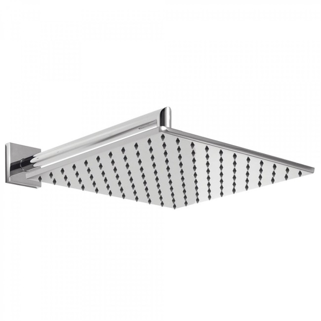 Bras de douche mural avec pommeau anticalcaire 300x300 mm. - TRES 03443101 