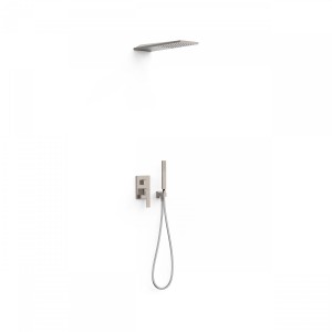 Kit de douche encastré Rapid-Box Acier - TRES 20228005AC 