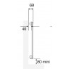 Radiateur chauffage central ACOVA STRIANE Vertical simple 645W - HT-180-026