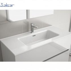 Vasque CONSTANZA 1010 EN PORCELAINE BLANCHE 1010 x 16 x 460 mm