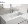 Vasque CONSTANZA 1010 EN PORCELAINE BLANCHE 1010 x 16 x 460 mm - SALGAR 26779