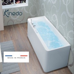 Baignoire balnéo SAMBA 170x70 cm tête à droite AIR HOTEL - KINEDO BSLI170BDBAH1