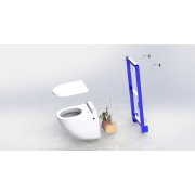 Cuvette suspendue avec broyeur intégré - WATERMATIC W40SP Silence