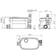 Pompe de relevage pour douches et cabines de douche - WATERMATIC VD80