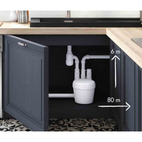 Pompe de relevage pour cuisine ou buanderie - WATERMATIC VD110