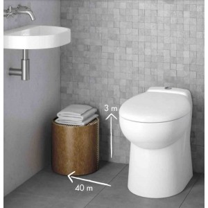 Broyeur et pompe lave-mains silence et élégance - WATERMATIC W30SP Silence