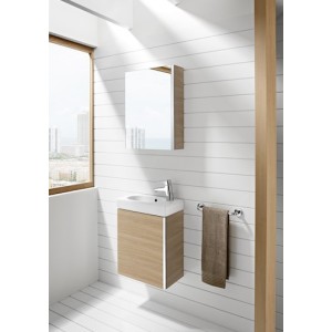 Ensemble de meuble + Lavabo Unik Mini Chene Texture - ROCA A855873155
