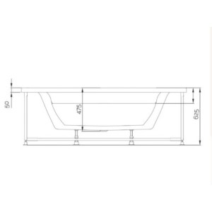 Baignoire balnéo ROMANZA 170x75 cm tête à droite VITALITÉ - KINEDO BROH775BDVIT1